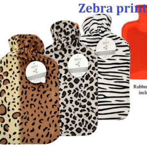Hot Water Bottle - Zebra print