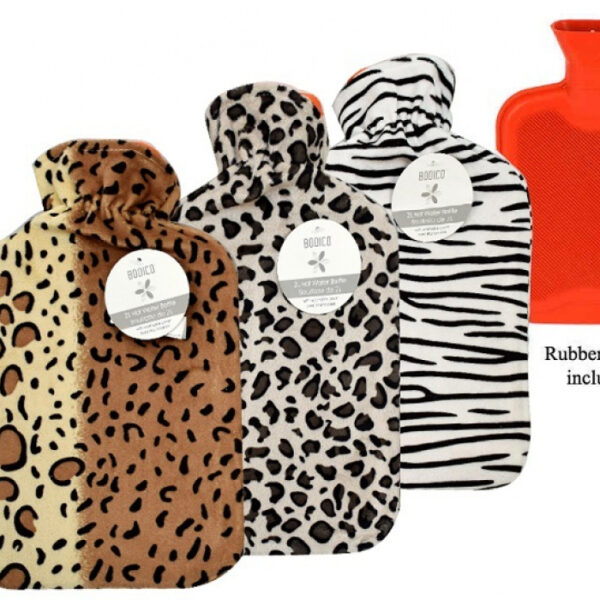 Hot Water Bottle - Zebra print - Image 3