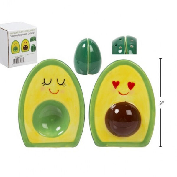 Avacado Salt & Pepper Set/Tea Ball - Image 2