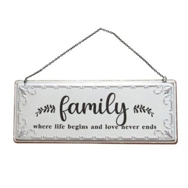 Metal Sign - Family