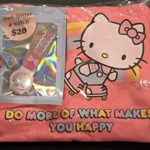 Hello Kitty Youth T-shirt/Watch Set
